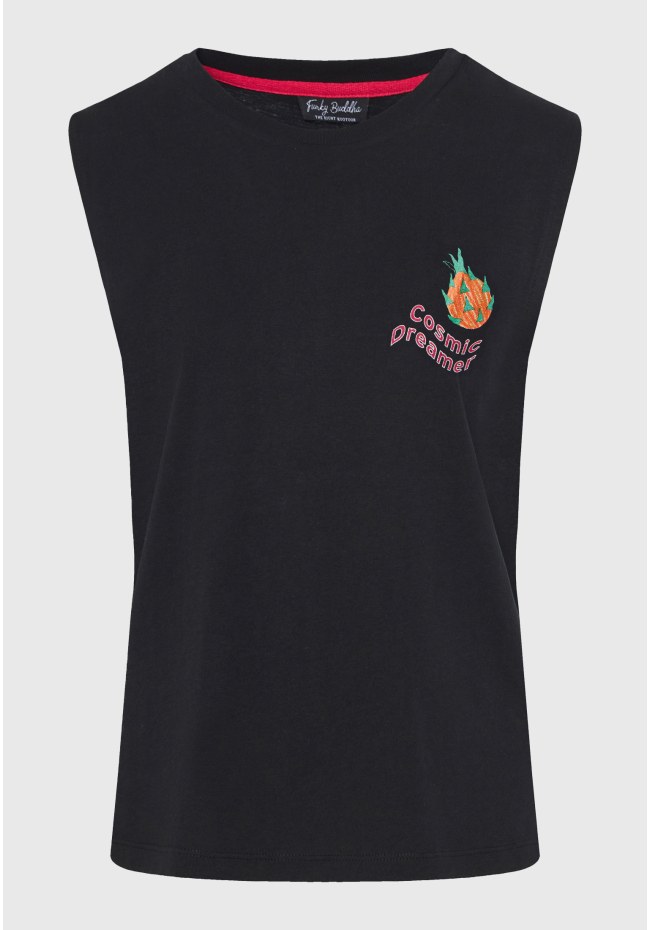 Women's t-shirt with graphic frame print on the back