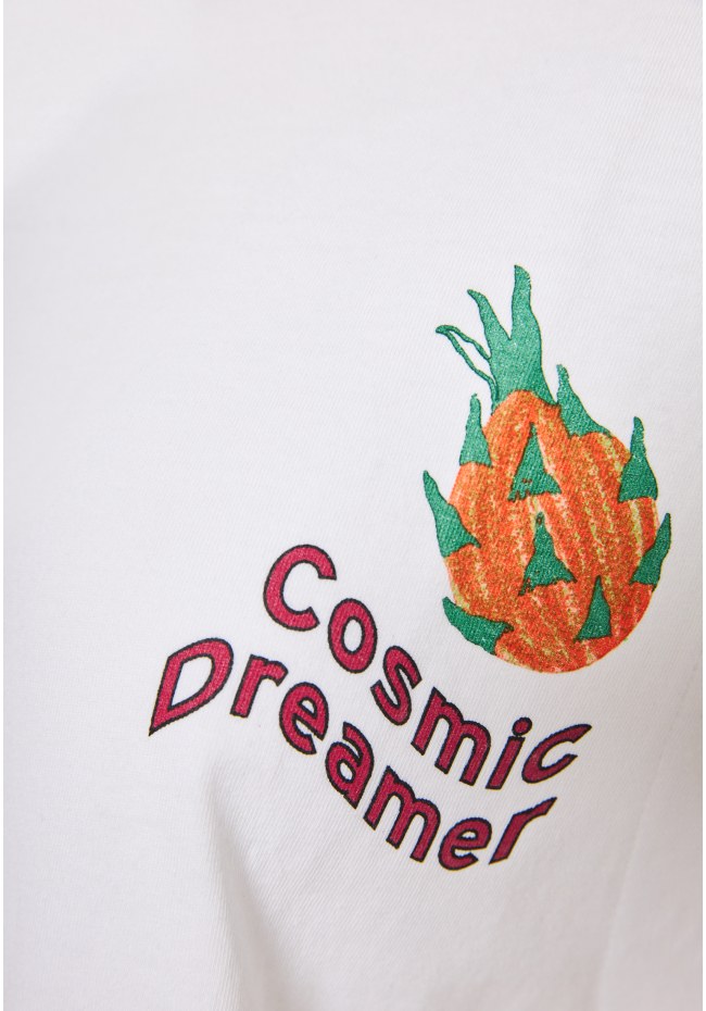Women's t-shirt with graphic frame print on the back