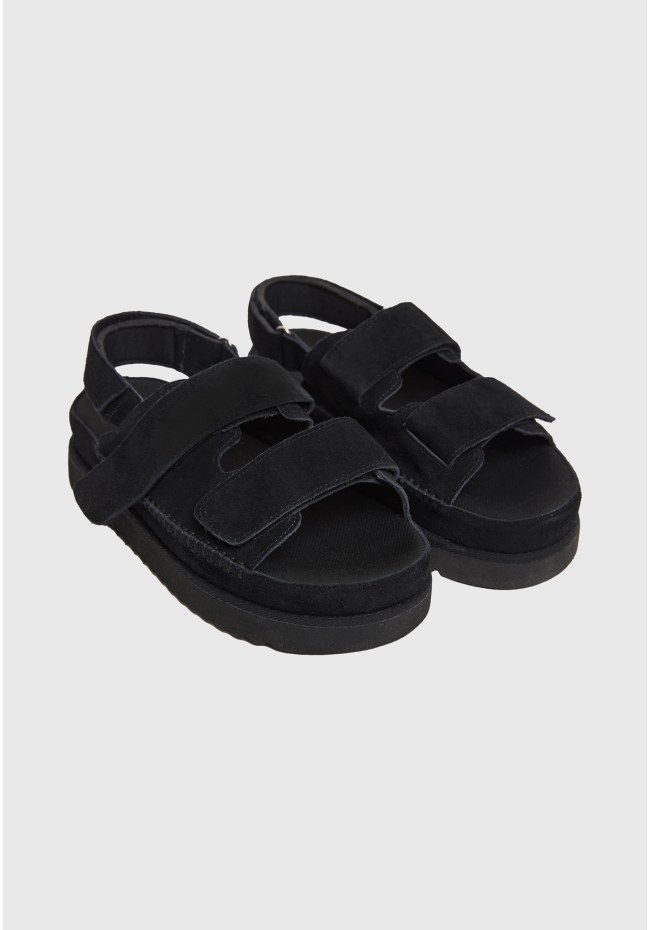 Γυναικεία suede σανδάλια