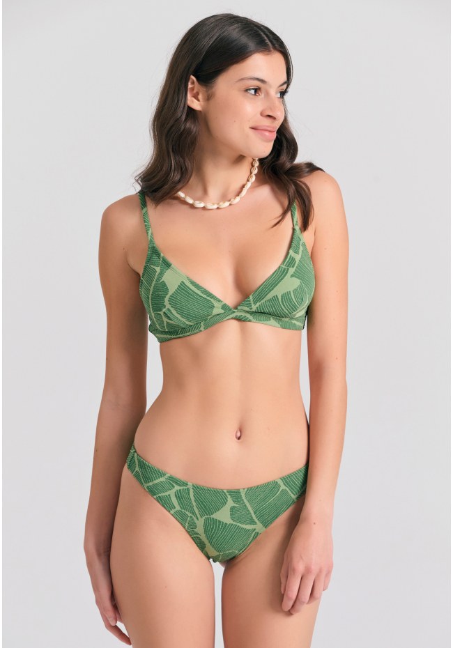 Μπικίνι τοπ με ανάγλυφη υφή
