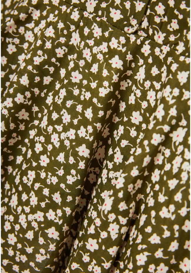 Relaxed fit φλοράλ μίνι φούστα