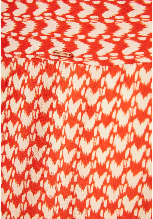 Γυναικείο πουκάμισο με all over τύπωμα