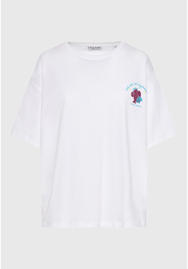 Loose fit t-shirt με photographic τύπωμα στην πλάτη