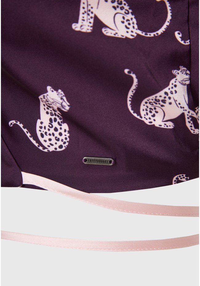 Κρουαζέ cropped τοπ με cut out λεπτομέρειες