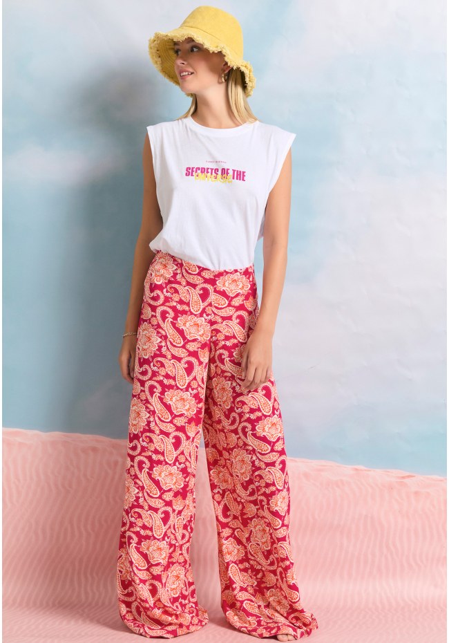 Γυναικείο t-shirt με zodiac art τύπωμα στην πλάτη