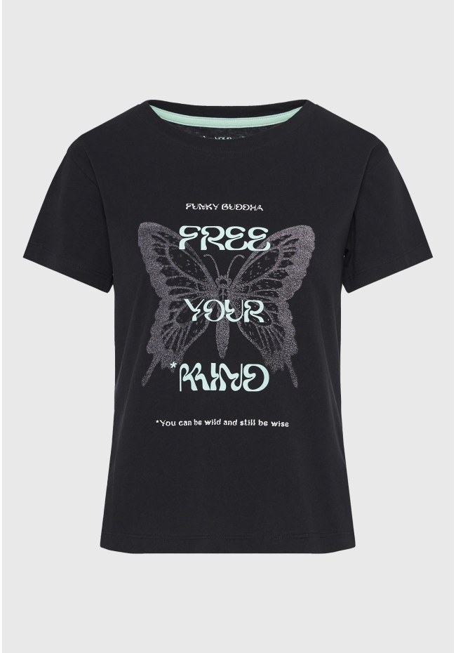 Γυναικείο t-shirt με φωτογραφικό τύπωμα