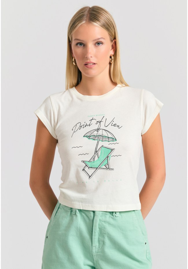 Women's t-shirt with photographic print