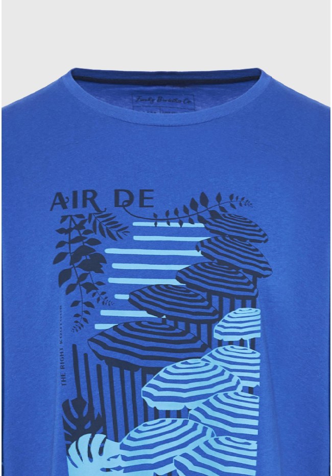 Γυναικείο loose fit t-shirt με vintage τύπωμα