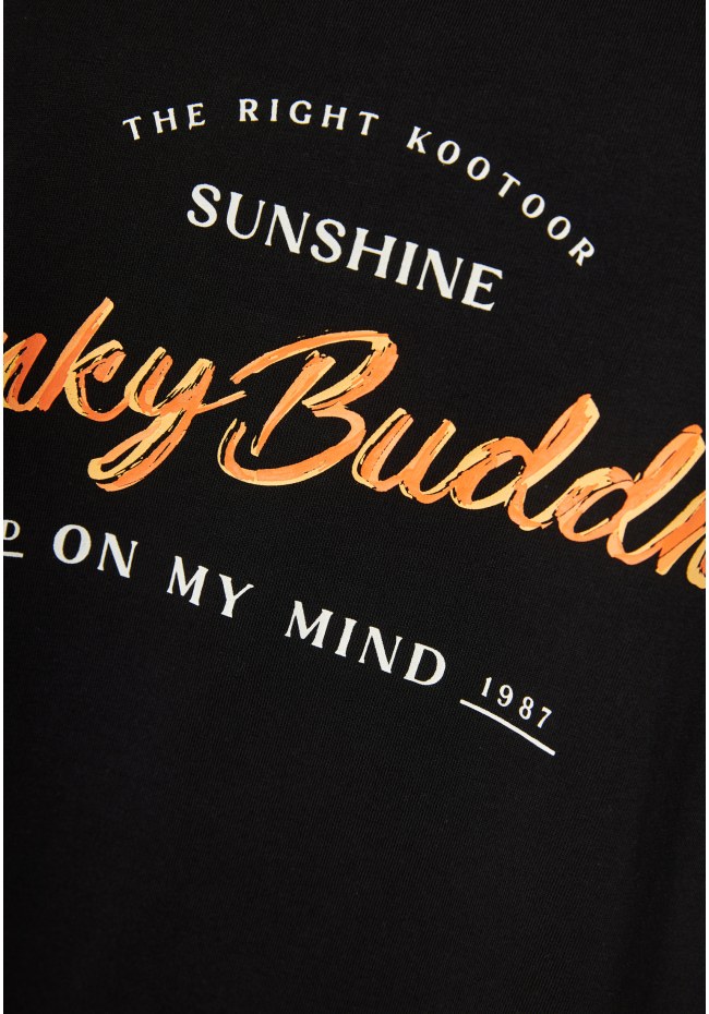 Women's organic cotton tank top with Funky Buddha print