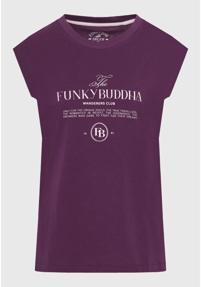 T-shirt με Funky Buddha τύπωμα στο στήθος
