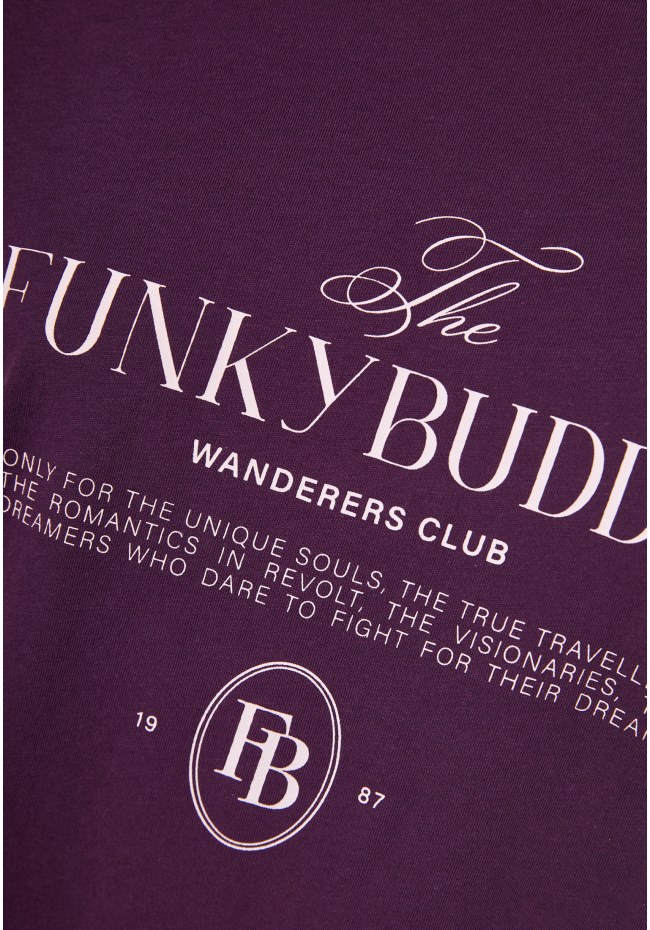 T-shirt με Funky Buddha τύπωμα στο στήθος