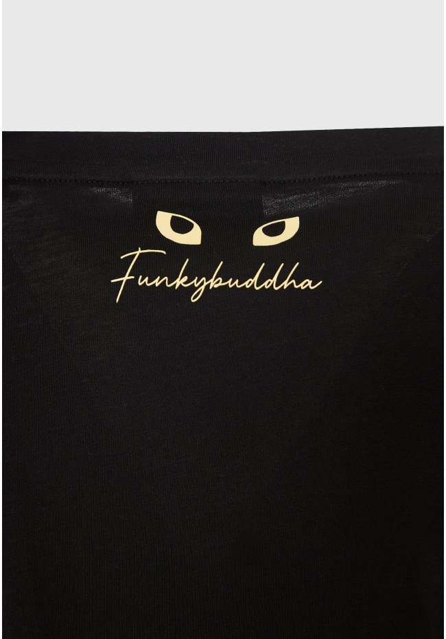 Loose fit t-shirt με φωτογραφικό τύπωμα