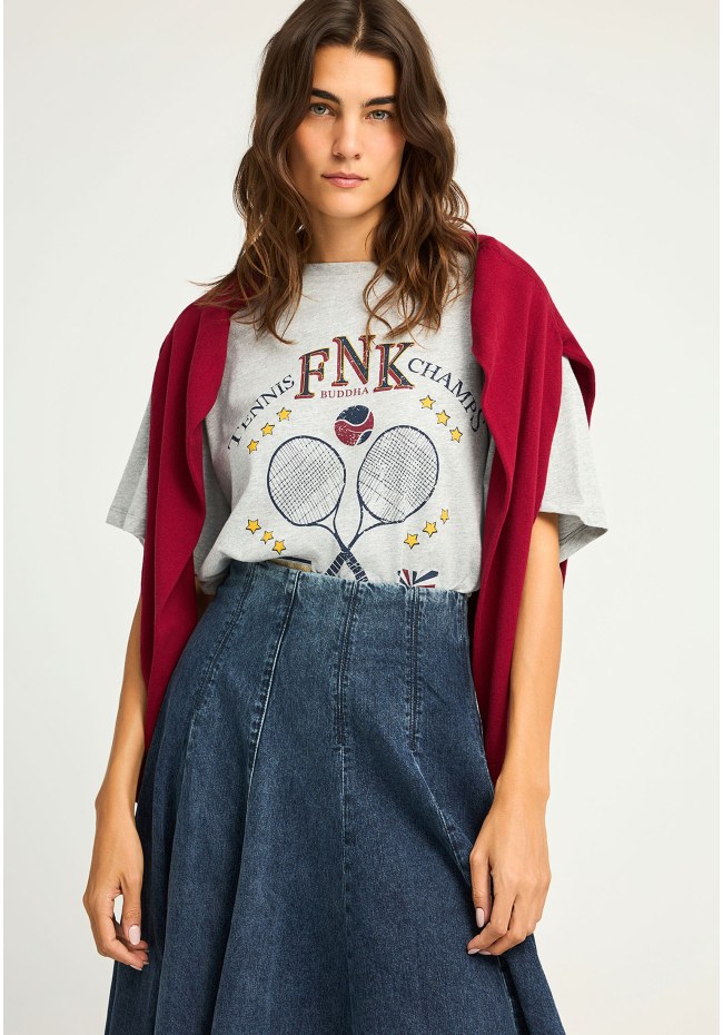 Women's tennis graphic t-shirt