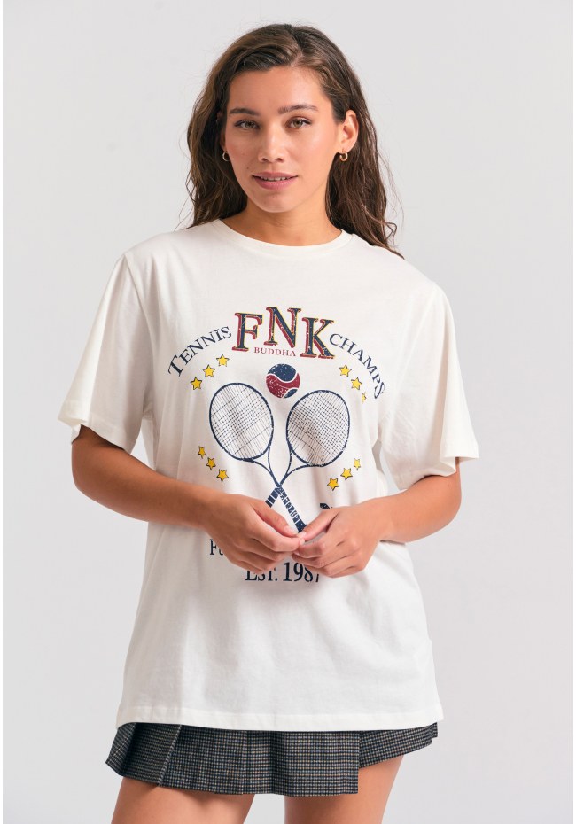 Women's tennis graphic t-shirt