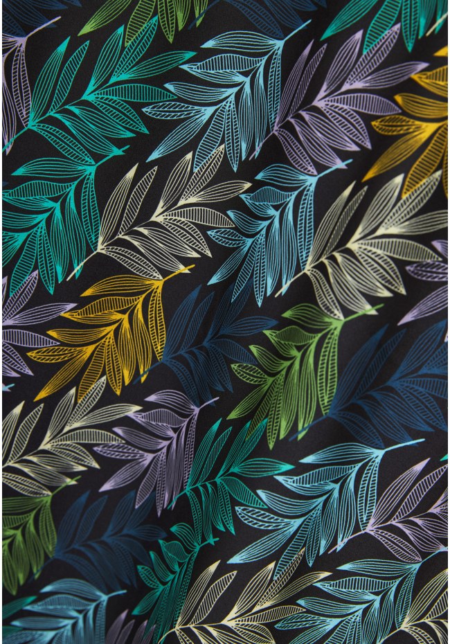 Midi φούστα με tropical print