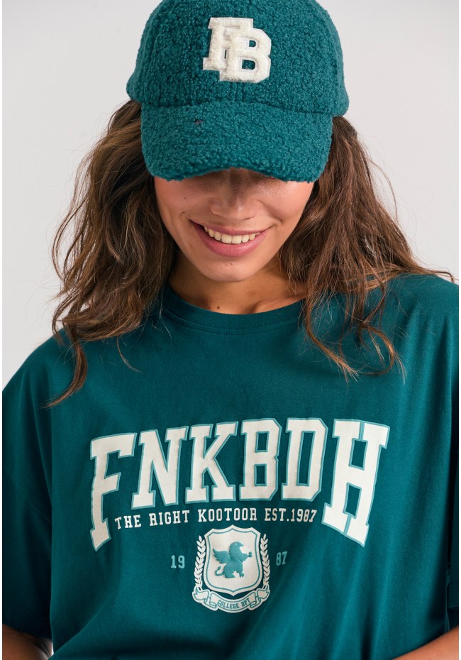 Βαμβακερό t-shirt με varsity λογότυπο