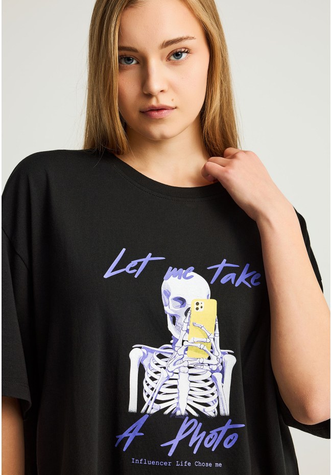 T-shirt με τύπωμα 