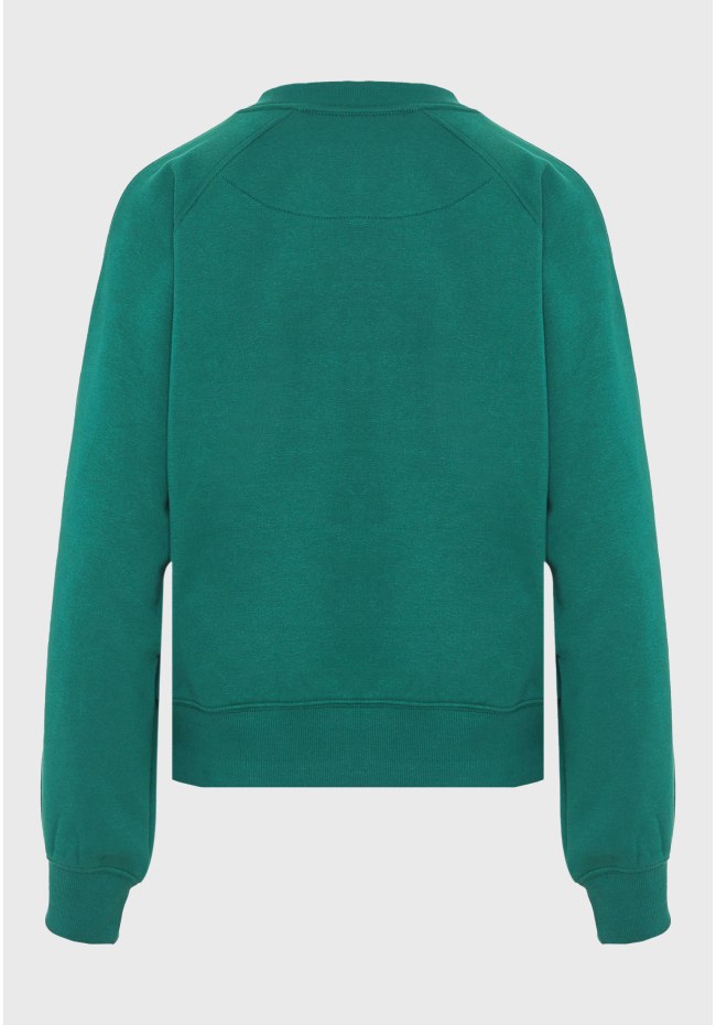 Φούτερ με κεντητό σχέδιο