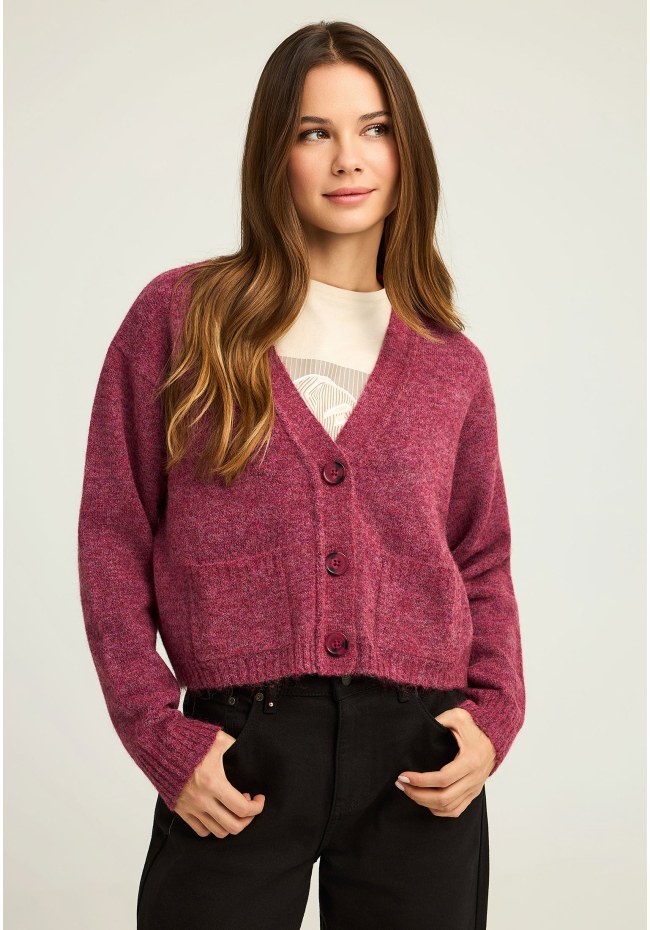 Γυναικεία wool blend ζακέτα