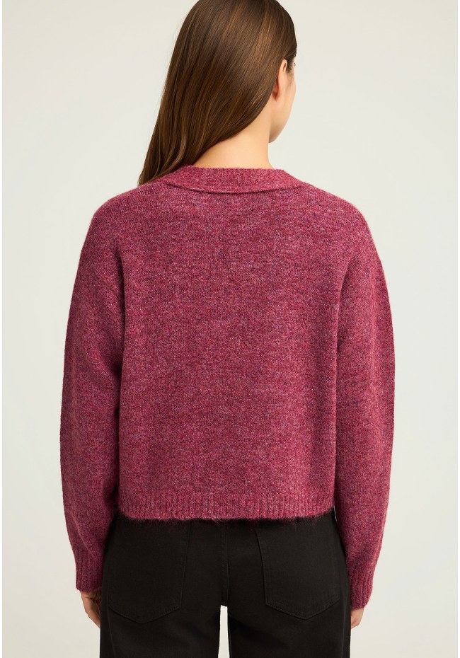 Γυναικεία wool blend ζακέτα