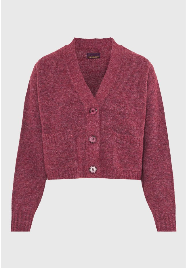 Γυναικεία wool blend ζακέτα