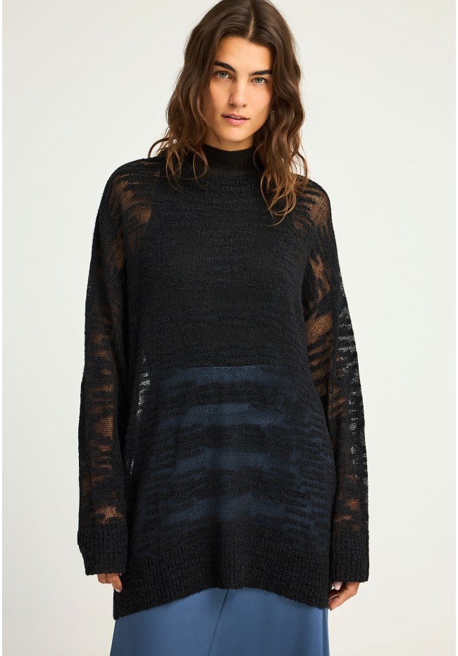 See-through γυναικείο πλεκτό