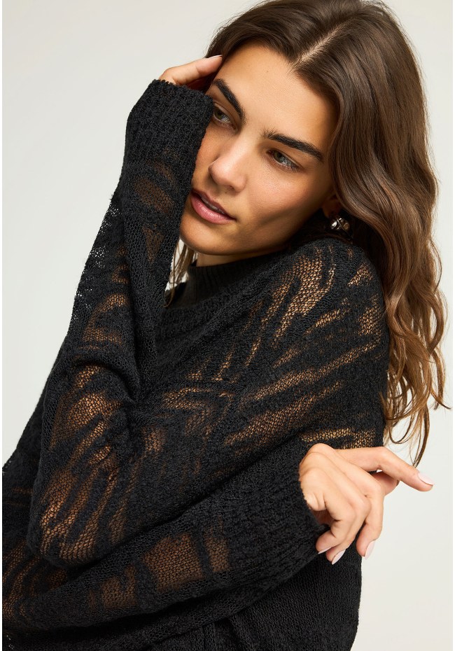 See-through γυναικείο πλεκτό