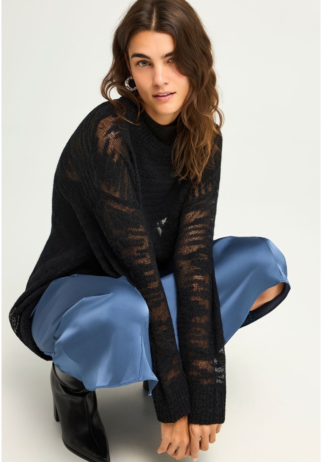 See-through γυναικείο πλεκτό