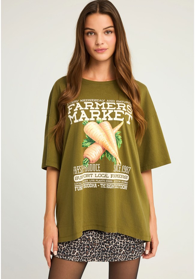T-shirt με τύπωμα 