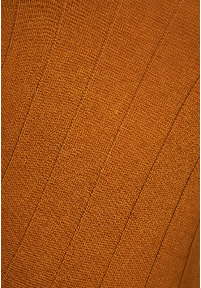 Γυναικεία πλεκτή μονόχρωμη μπλούζα με pattern ρίγας