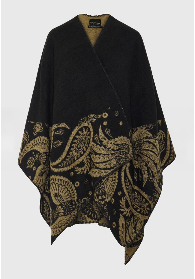 Γυναικεία κάπα με ethnic σχέδιο