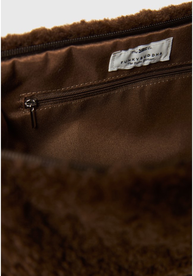 Γυναικεία faux fur τσάντα