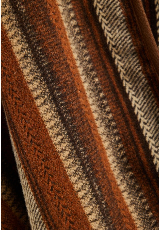 Γυναικεία κάπα με boho σχέδιο και κουκούλα