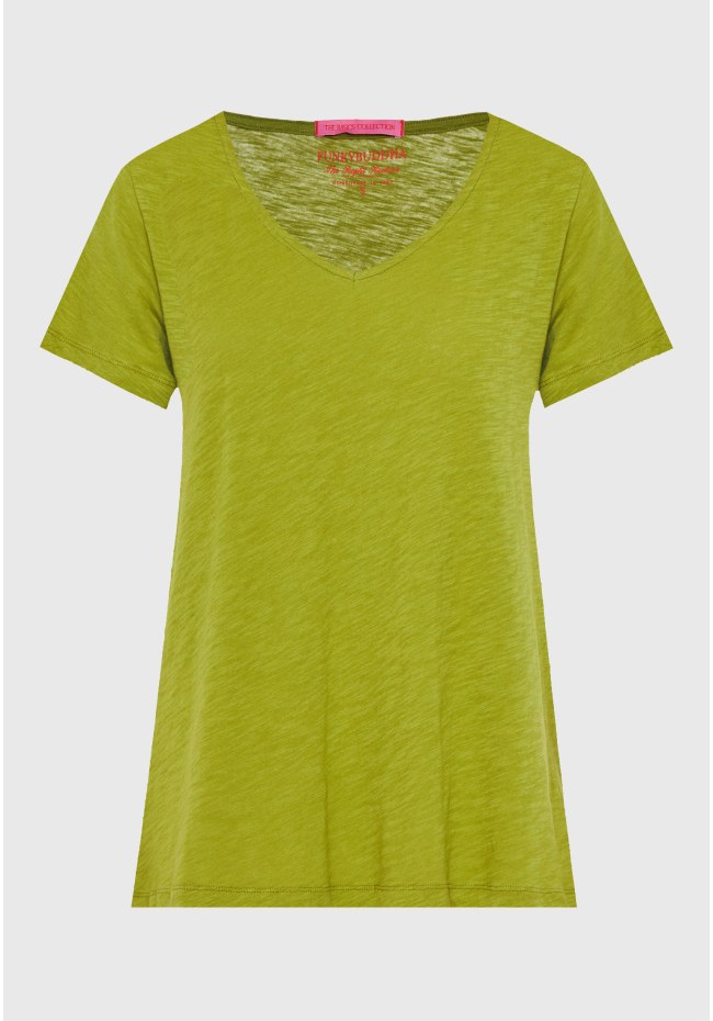 T-shirt με V λαιμόκοψη - The basics collection