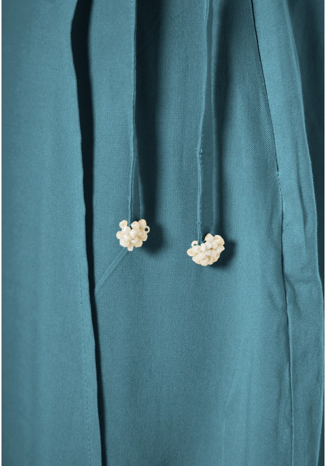 Mini skirt with side tie