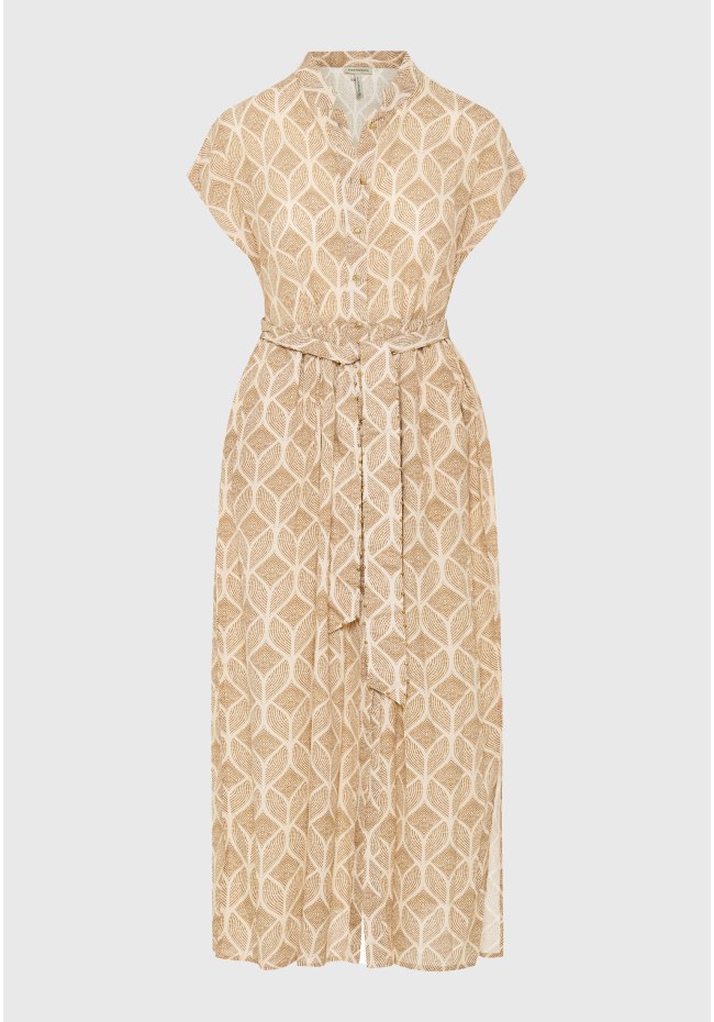 Women's maxi dress with side slit