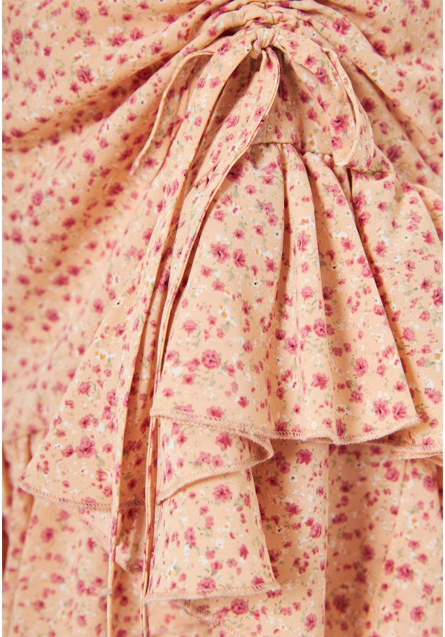 Γυναικεία φλοράλ μίνι φούστα