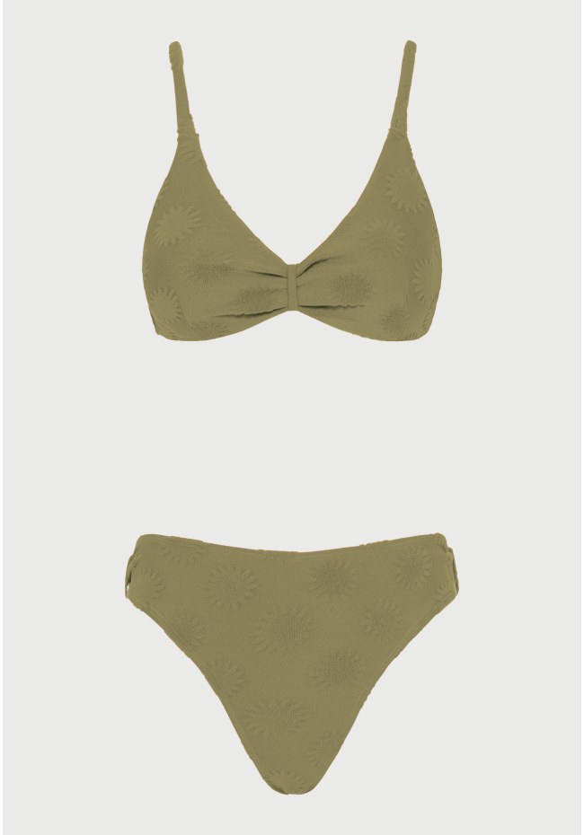 Μπικίνι σλιπ με πετσετέ pattern