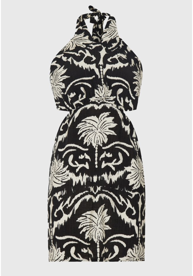 Μίνι φόρεμα με άνοιγμα στην πλάτη