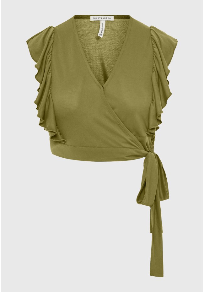 Women's single-color cropped top