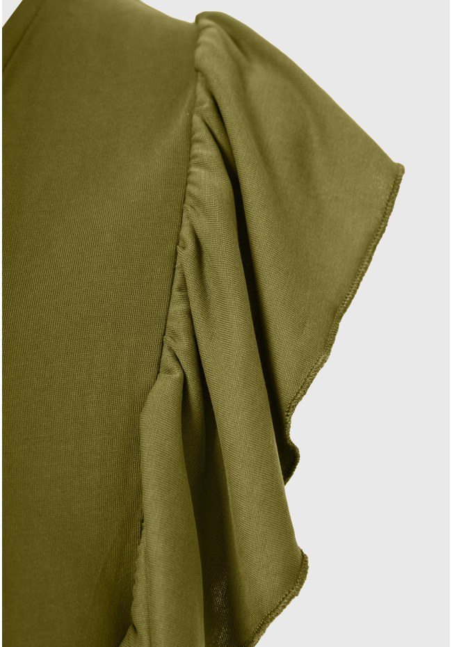 Women's single-color cropped top