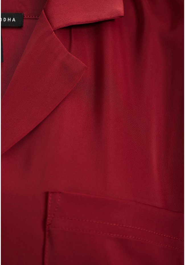 Women's satin shirt