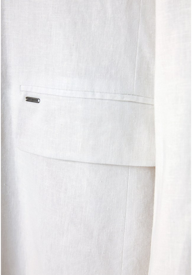 Linen blend γυναικείο σακάκι