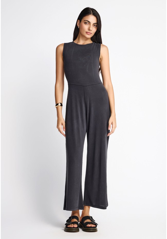Women's jumpsuit with open back