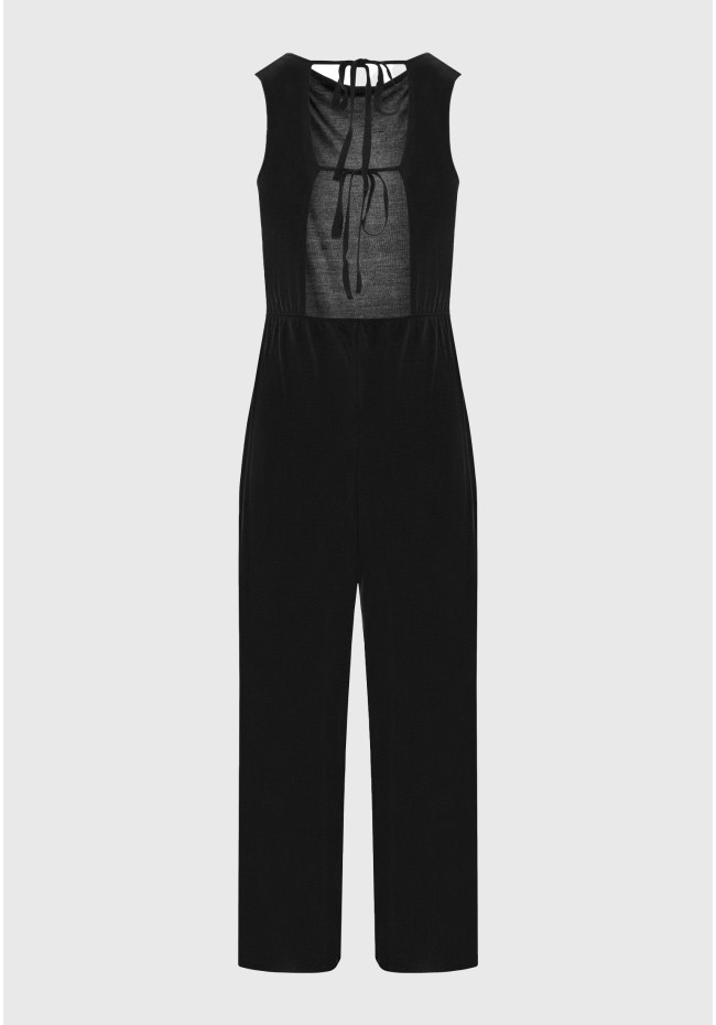 Women's jumpsuit with open back