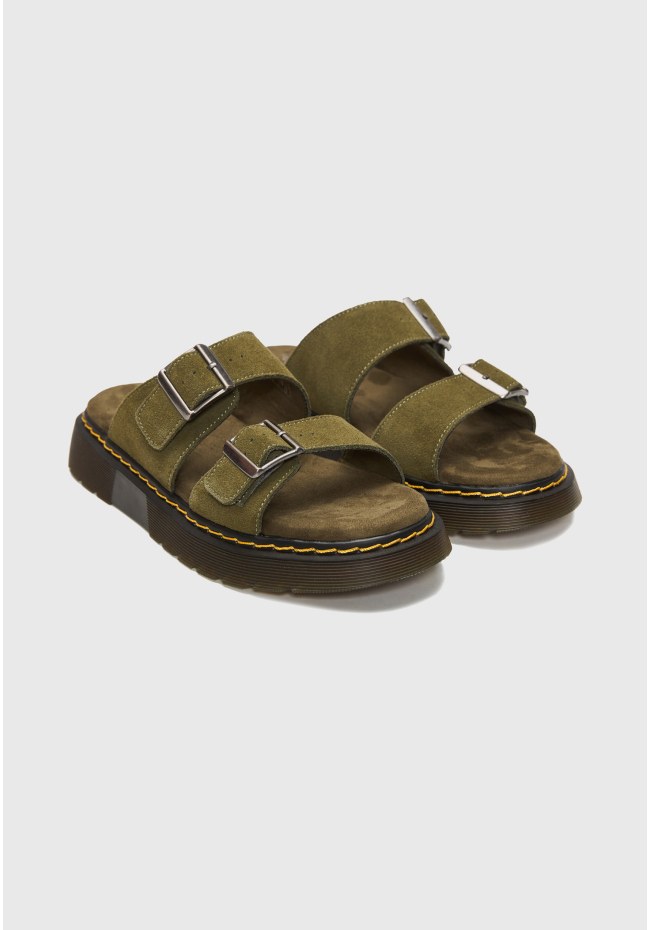 Γυναικεία suede σανδάλια