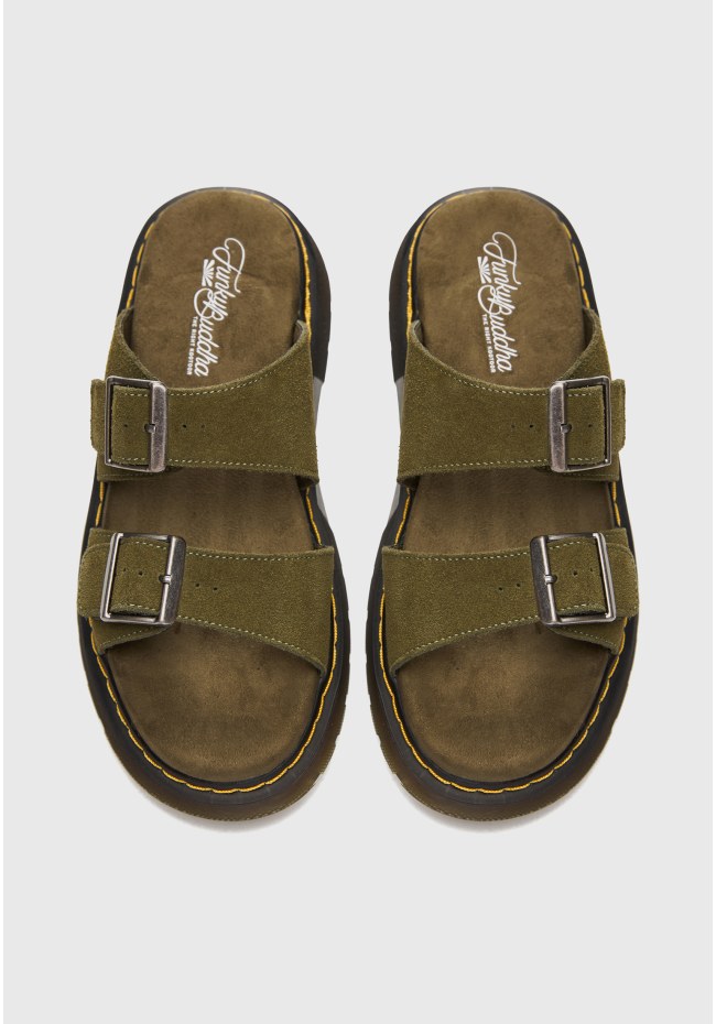 Γυναικεία suede σανδάλια