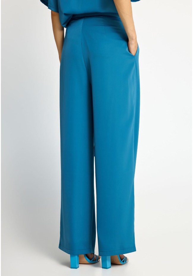 Γυναικεία wide leg παντελόνα