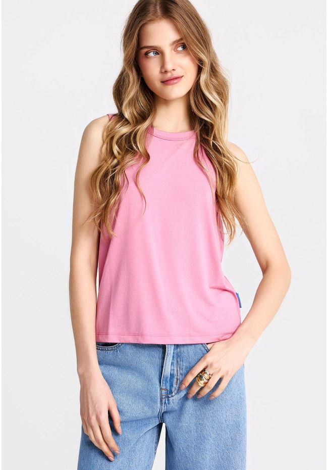 Γυναικείο tank top από βισκόζη - The basics collection