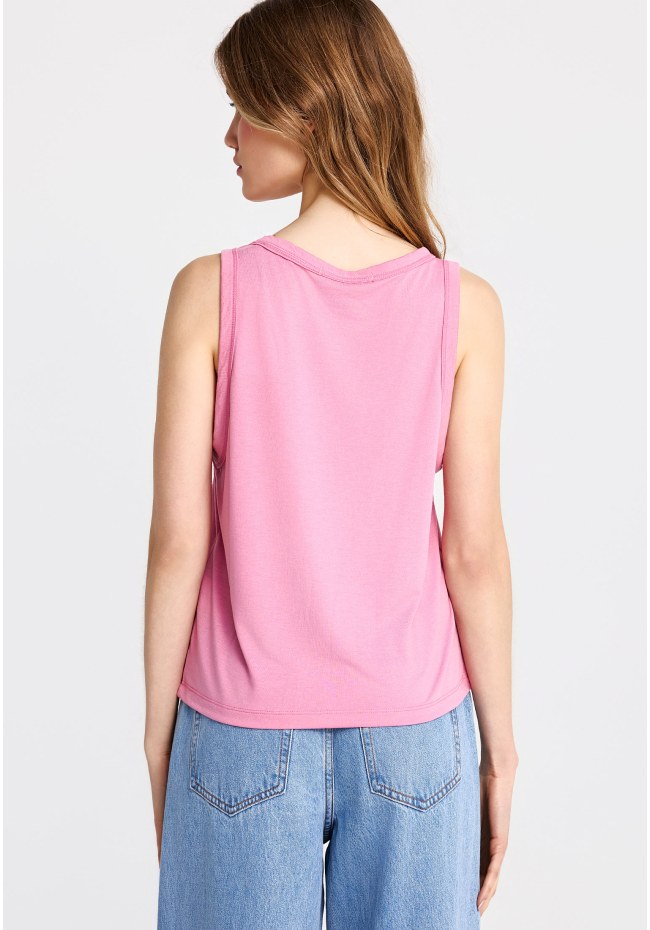 Γυναικείο tank top από βισκόζη - The basics collection